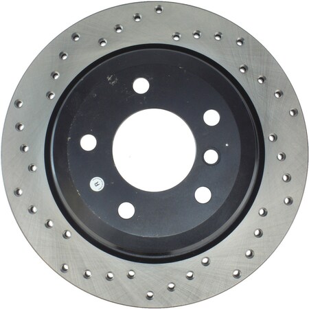 Centric Parts Sport Cross Drilled Brake Rotor, 128.34091R 128.34091R